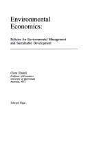 Cover for Environmental economics