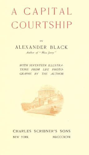 Cover for A capital courtship