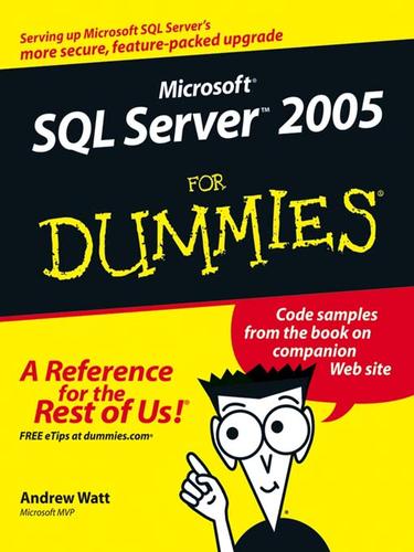 Cover for Microsoft SQL Server 2005 For Dummies