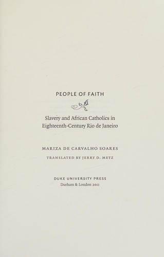 Cover for People of faith