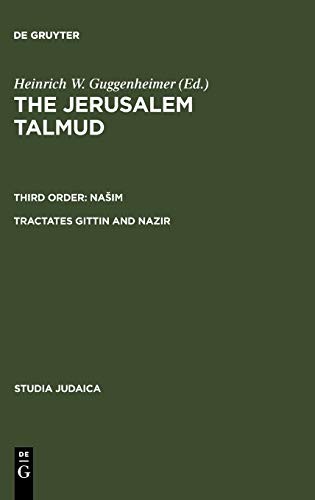 Cover for The Jerusalem Talmud.