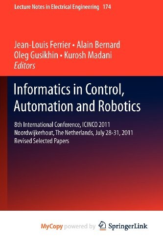 Cover for Informatics in Control, Automation and Robotics
