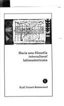 Cover for Hacia una filosofía intercultural latinoamericana