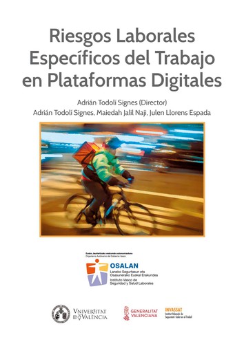 Cover for Riesgos laborales específicos del trabajo en plataformas digitales