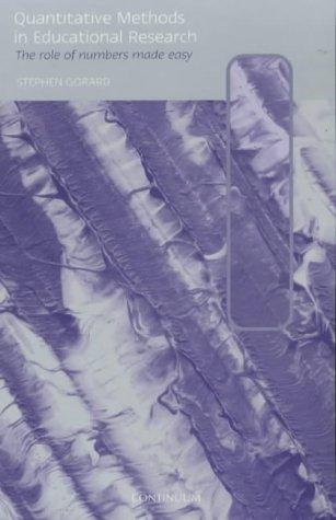 Cover for Quantitative Methods in Educational Research