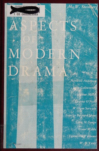 Cover for Aspects of modern drama
