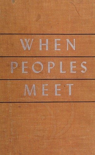 Cover for When peoples meet