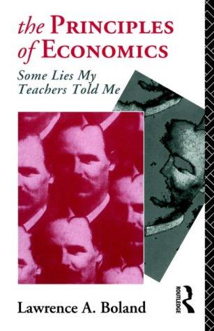 Cover for The principles of economics