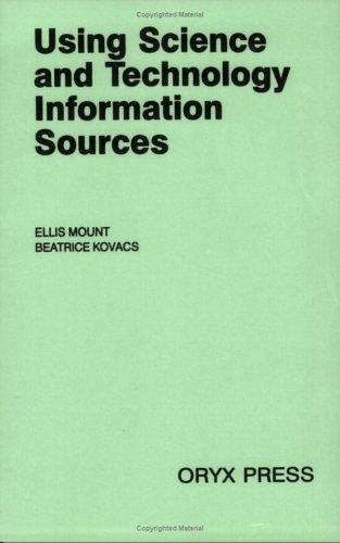 Cover for Using science and technology information sources