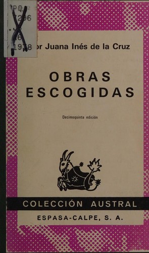 Cover for Obras escogidas