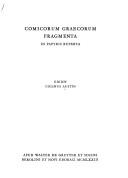 Cover for Comicorum graecorum fragmenta