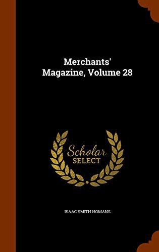 Cover for Merchants' Magazine, Volume 28