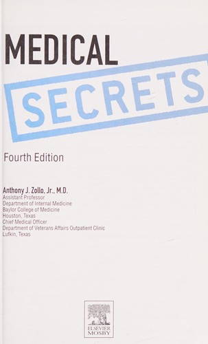 Cover for Medical secrets