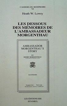 Cover for Les dessous des mémoires de l'ambassadeur Morgenthau