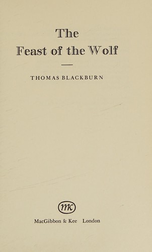 Cover for The feast of the wolf