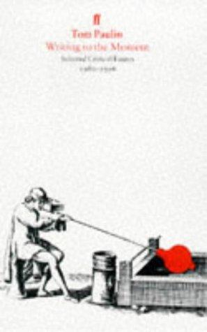 Cover for Writing to the moment