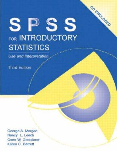 Cover for SPSS for Introductory Statistics