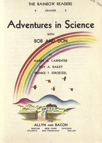 Cover for Adventures in science with Bob and Don