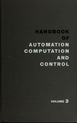 Cover for Handbook of automation, computation, and control
