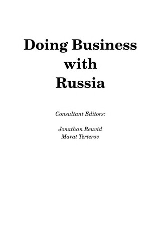 Cover for Doing business with Russia