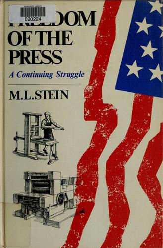 Cover for Freedom of the press