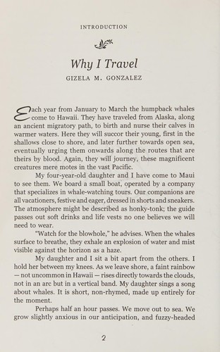 Cover for Why I travel and other essays by fourteen women