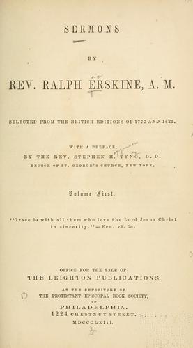 Cover for Sermons