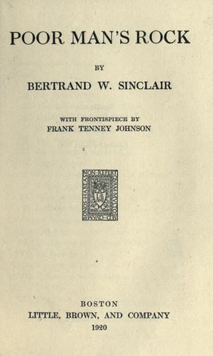 Cover for Poor Man's Rock