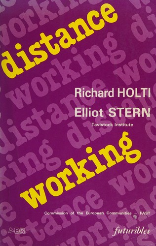 Cover for Distance working