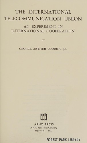 Cover for The International Telecommunication Union