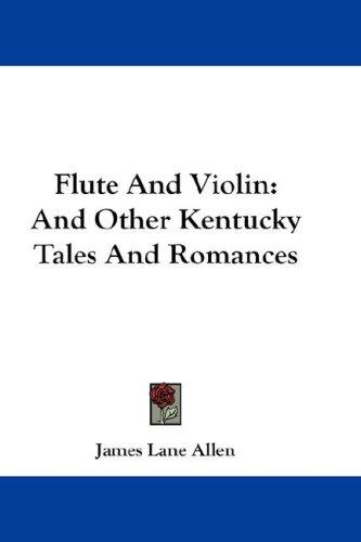 Cover for Flute And Violin