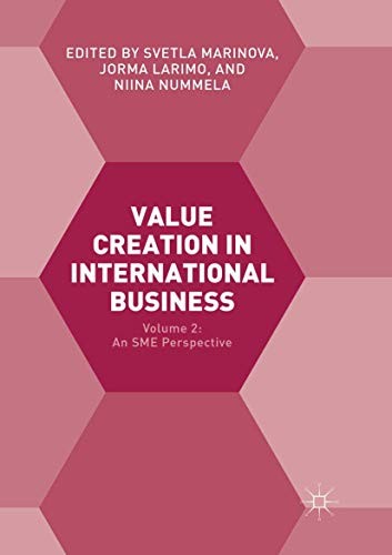 Cover for Value Creation in International Business : Volume 2