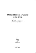 Cover for 800 let kláštera v Oseku (1196-1996)