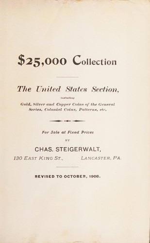 Cover for $25,000 collection