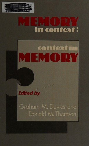 Cover for Memory in context