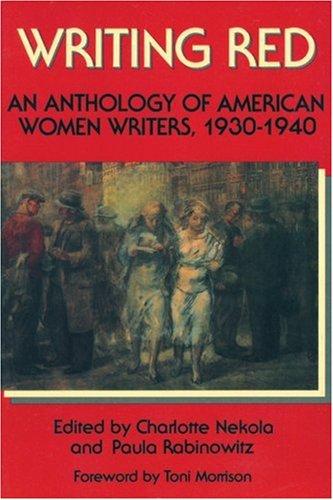 Cover for Writing red