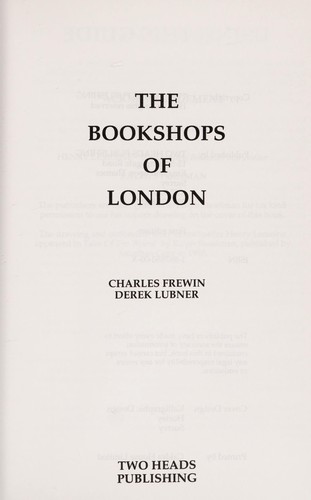Cover for The Bookshops of London