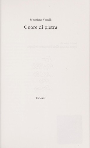 Cover for Cuore di pietra