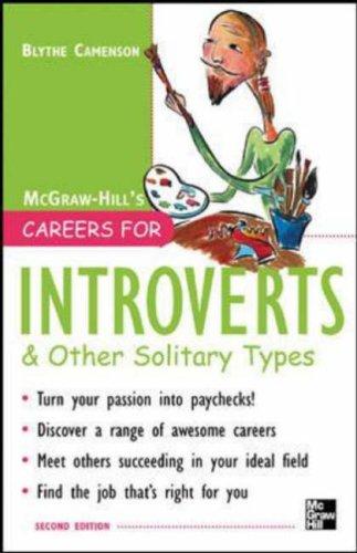 Cover for Careers for introverts & other solitary types