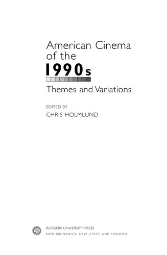 Cover for American cinema of the 1990s