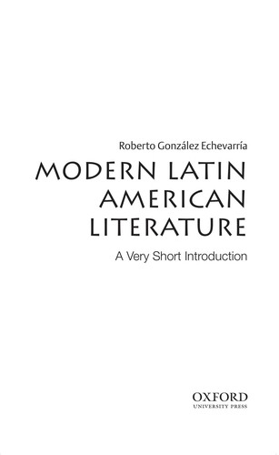 Cover for Modern Latin American literature