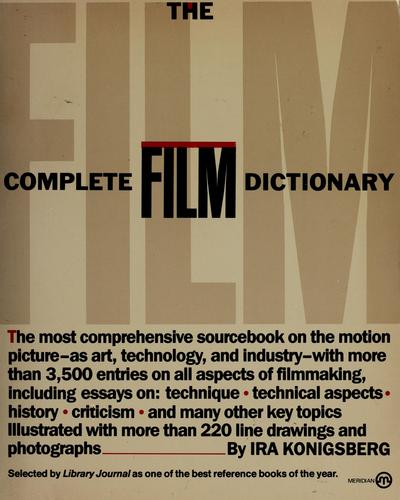 Cover for The complete film dictionary