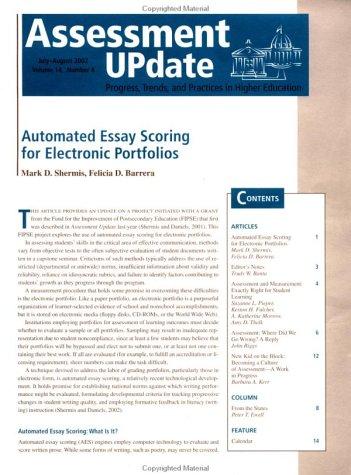Cover for Assessment Update, No. 4, 2002 (J-B AU Single Issue                                                        Assessment Update)