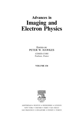 Cover for Advances in Imaging and Electron Physics