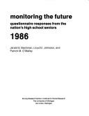 Cover for Monitoring the Future