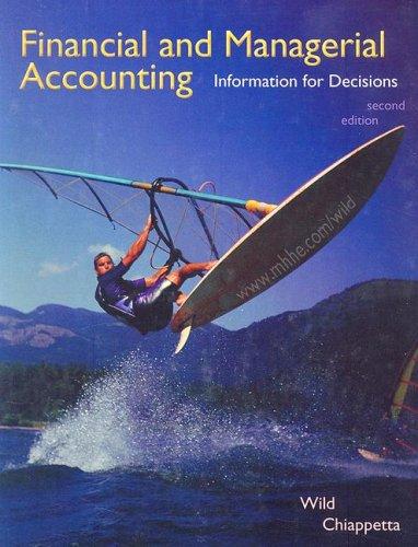Cover for Financial and Managerial Accounting
