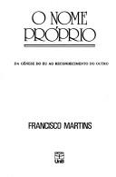Cover for O nome próprio