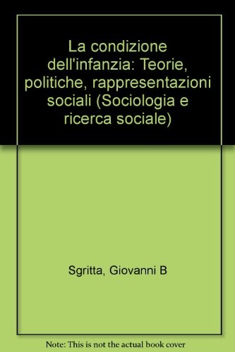 Cover for La condizione dell'infanzia