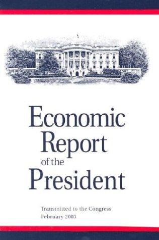 Cover for Economic Report of the President