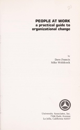 Cover for People at work